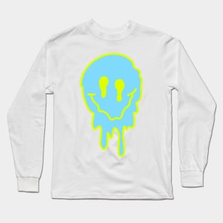 Preppy Cool Happy Face Long Sleeve T-Shirt